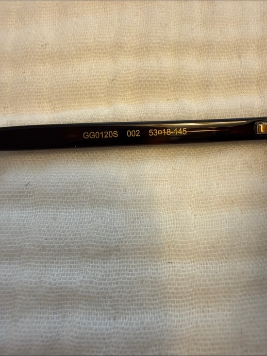 Gucci Black Eyewear with Gold Accents New main image 8